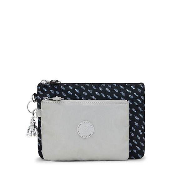 Bolsas Kipling Duo Pouch Printed 2-in-One Pouches Grises | MX 2119AH